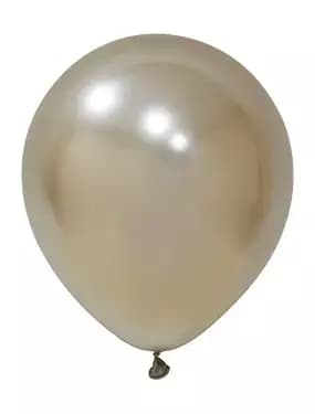 Хром Бяло Злато – 45 см (18 инча) – 5 броя – Balonevi