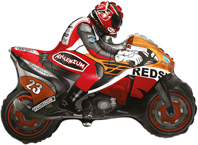 Фолиев балон Moto Racing – състезателен мотор