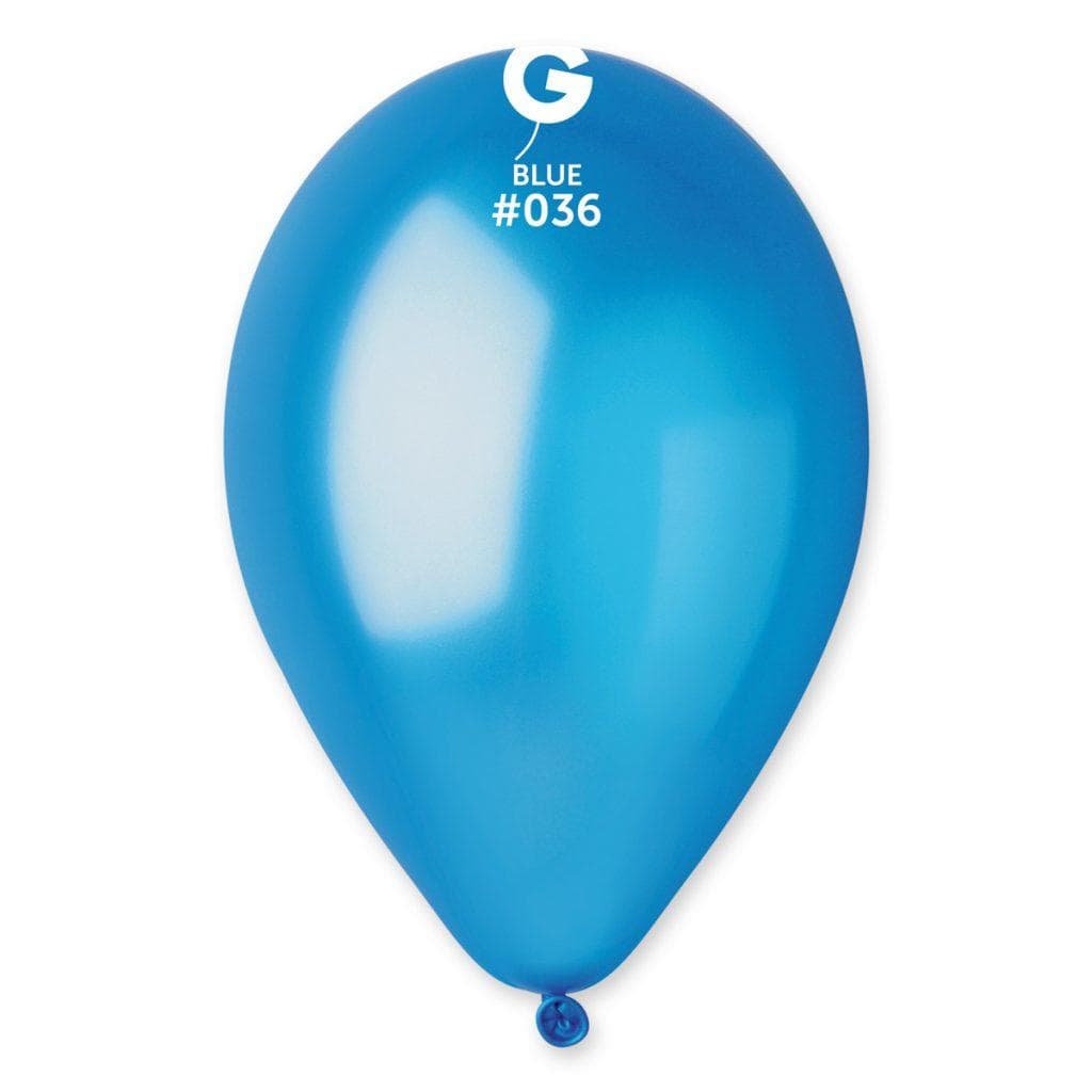 Металик Синьо #036 – 30 см (12 инча) – 100 броя – Gemar