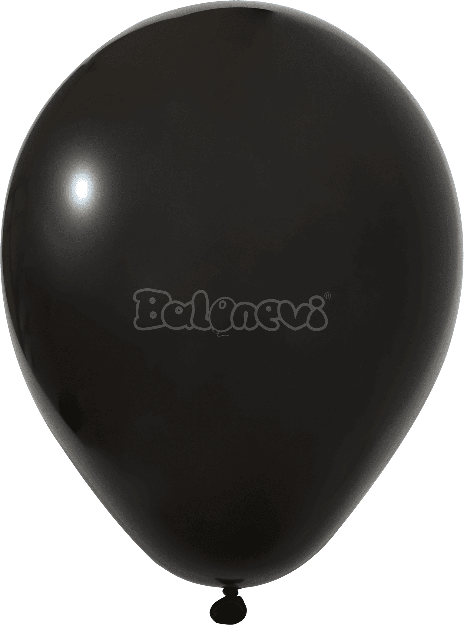 Пастел Черно – 30 см (12 инча) – 100 броя – Balonevi