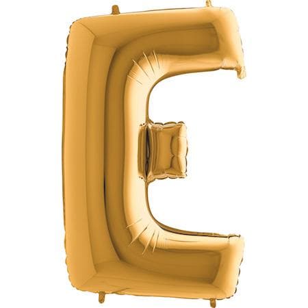 Фолиева буква златна ''E'' с височина 103 см