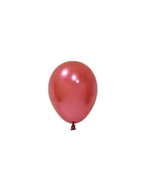 Хром Червено – 13 см (5 инча) – 100 броя – Balonevi