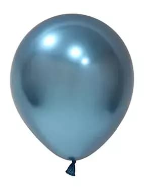 Хром Синьо – 45 см (18 инча) – 5 броя – Balonevi
