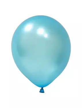 Металик Светло Синьо – 26 см (10 инча) – Balonevi