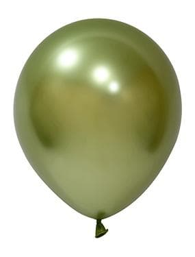 Хром Светло Зелено – 45 см (18 инча) – 5 броя – Balonevi