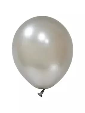 Металик Сребро – 26 см (10 инча) – Balonevi