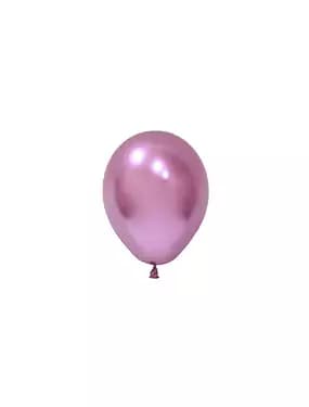 Хром Розово – 13 см (5 инча) – 100 броя – Balonevi