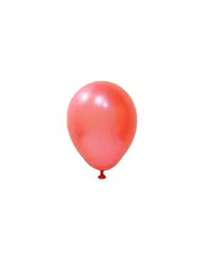 Металик Червено – 13 см (5 инча) – 100 броя – Balonevi