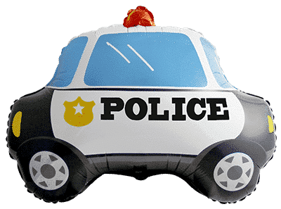 Фолиев балон Baby Police – полицейска кола