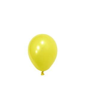 Металик Жълто – 13 см (5 инча) – 100 броя – Balonevi