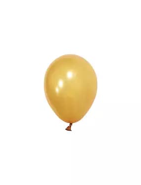 Металик Злато – 13 см (5 инча) – 100 броя – Balonevi