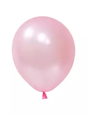 Металик Розово – 26 см (10 инча) – Balonevi