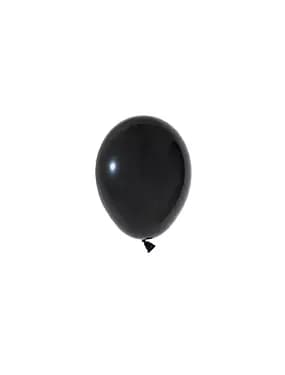 Пастел Черно – 13 см (5 инча) – 100 броя – Balonevi