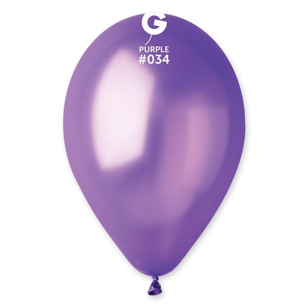 Металик Лилаво #034 – 26 см (10 инча) – 100 броя – Gemar