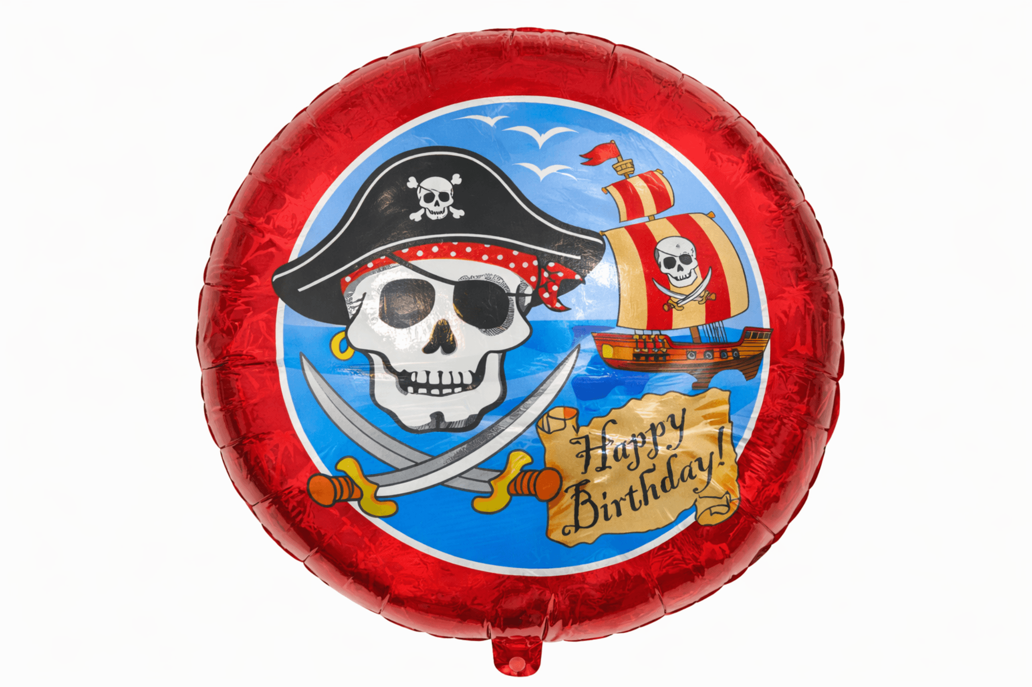 Фолиев балон Happy Birthday пират