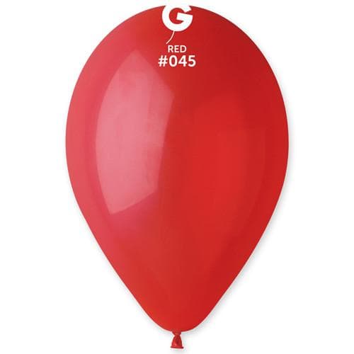 Стандарт Червено #045 – 26 см (10 инча) – 100 броя – Gemar