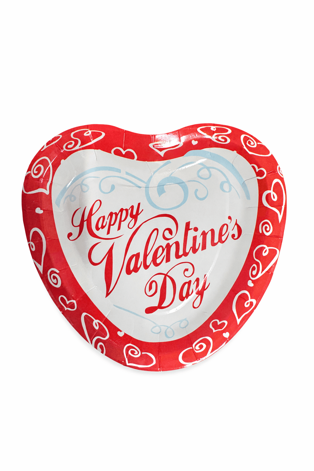 Картонени чинии Happy Valentine’s Day – сърце