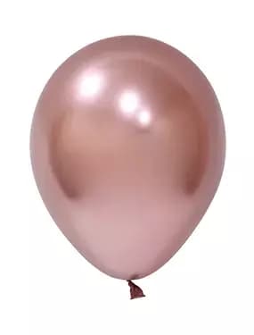 Хром Розово Злато – 30 см (12 инча) – 100 броя – Balonevi
