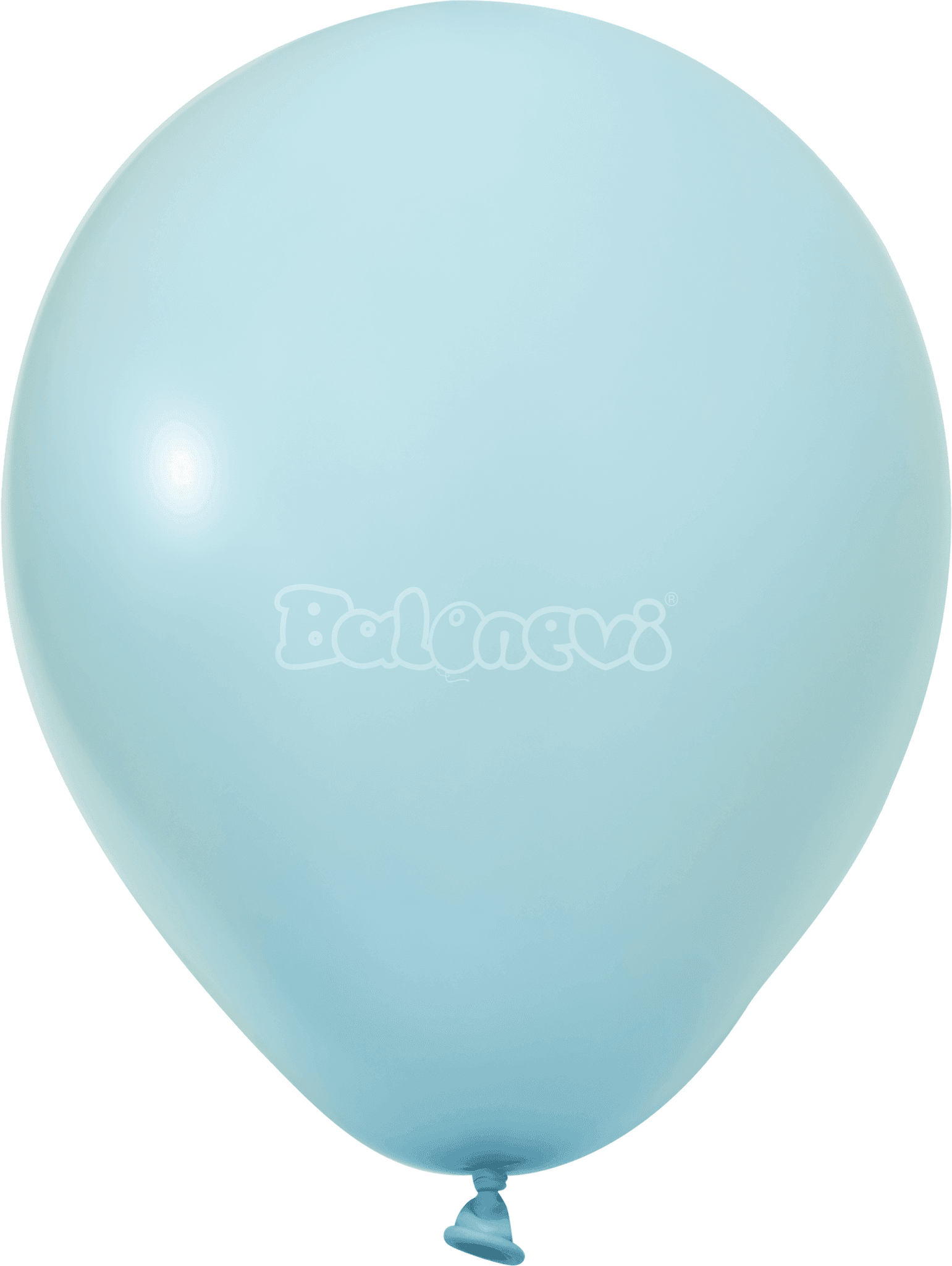 Пастел Макарон Синьо – 30 см (12 инча) – 100 броя – Balonevi