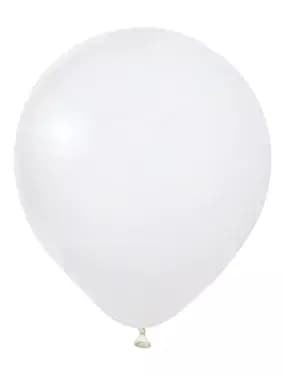 Пастел Бяло – 45 см (18 инча) – 10 броя – Balonevi
