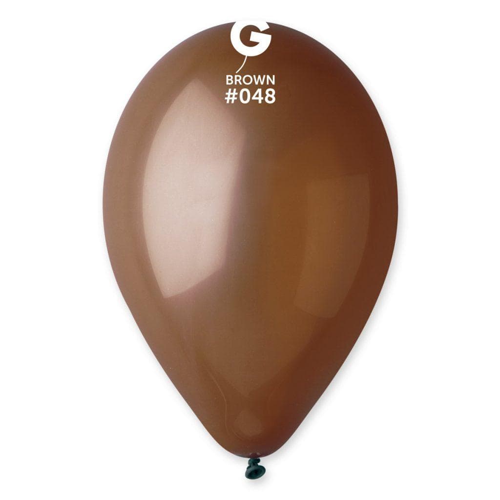 Стандарт Кафяво #048 – 30 см (12 инча) – 100 броя – Gemar