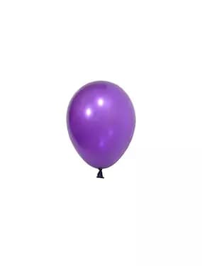 Металик Виолетово – 13 см (5 инча) – 100 броя – Balonevi