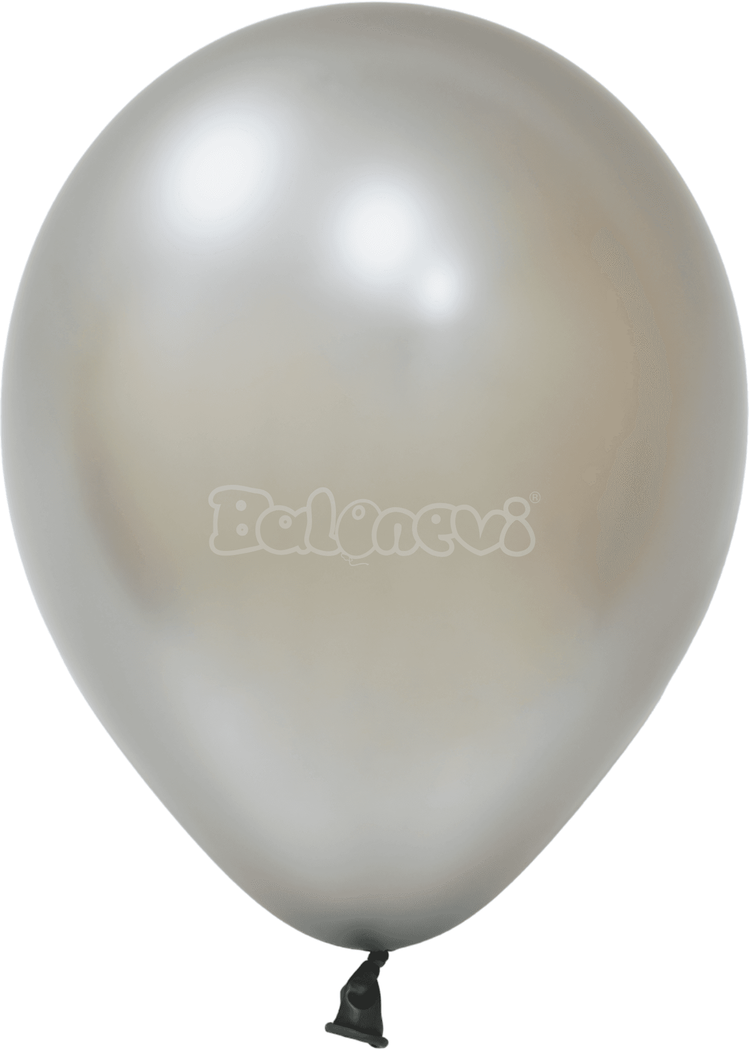 Металик Сребро – 30 см (12 инча) – 100 броя – Balonevi