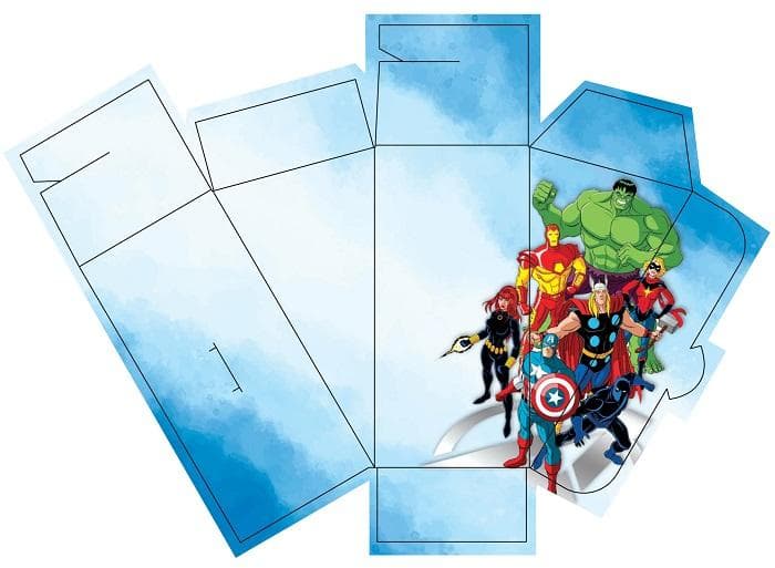 Картонено парче торта Авенджърс - Avengers