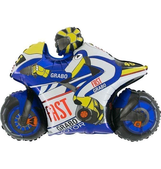 Фолиев балон малък син мотор