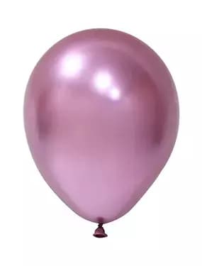 Хром Розово – 30 см (12 инча) – 100 броя – Balonevi