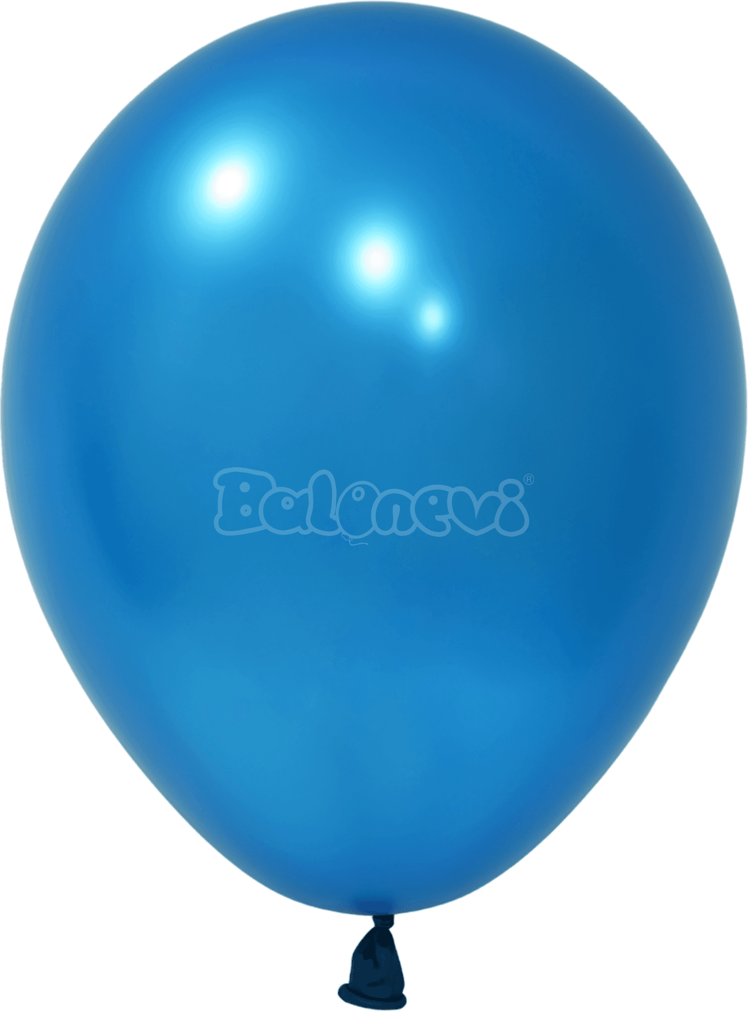 Металик Синьо – 30 см (12 инча) – 100 броя – Balonevi
