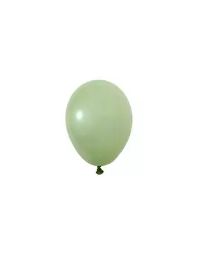 Пастел Маслено Зелено – 13 см (5 инча) – 100 броя - Balonevi