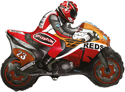 Фолиев балон Moto Racing – състезателен мотор