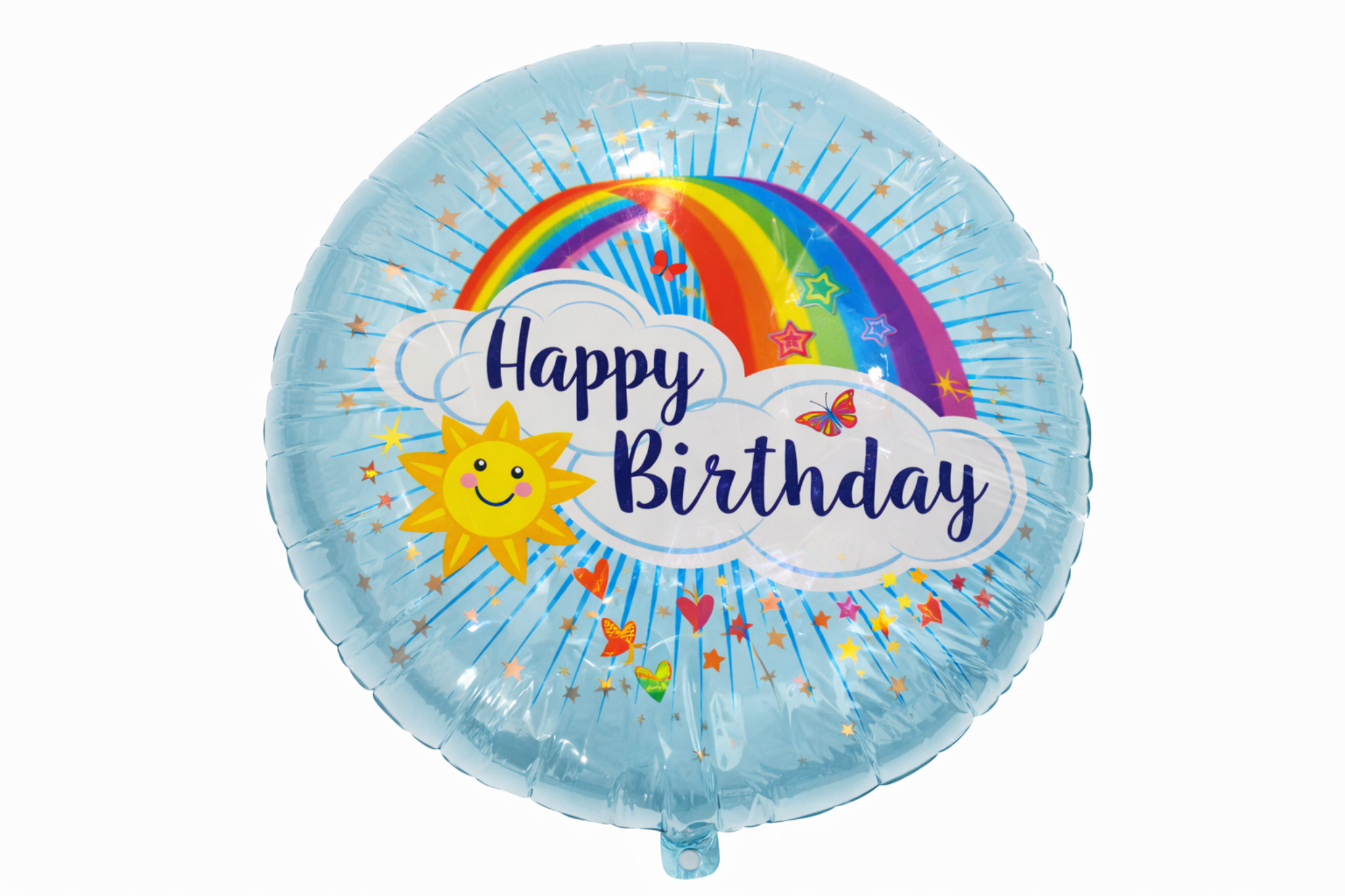 Фолиев балон Happy Birthday дъга