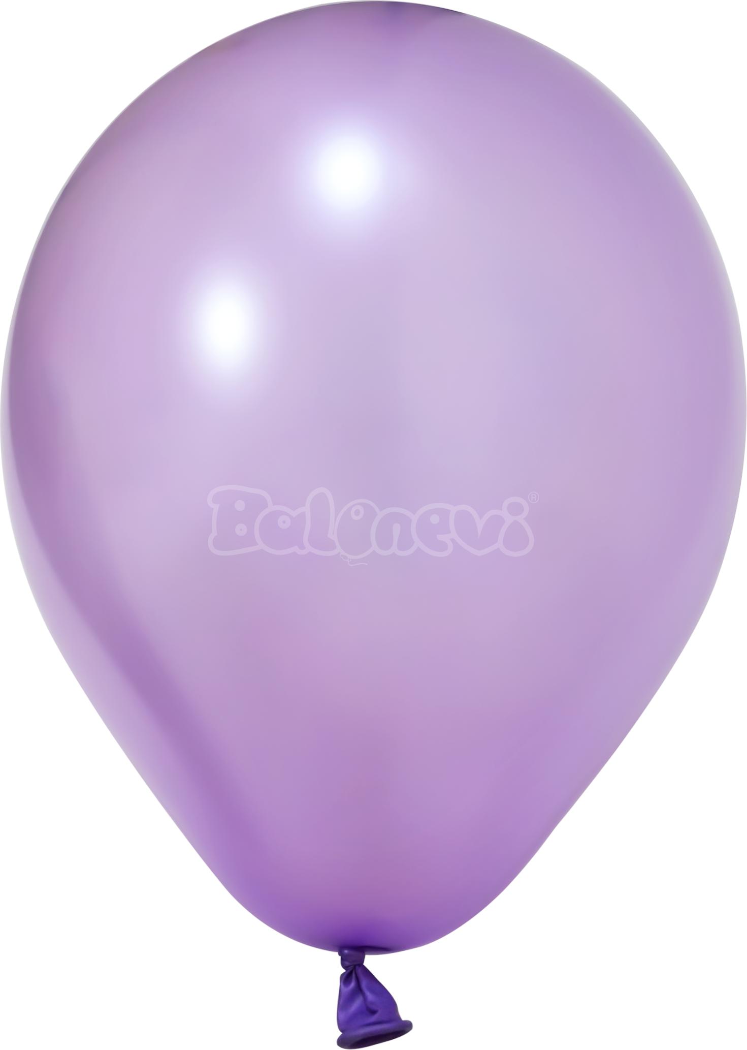 Металик Светло Виолетово – 30 см (12 инча) – 100 броя – Balonevi