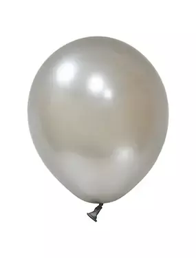 Металик Сребро – 26 см (10 инча) – Balonevi