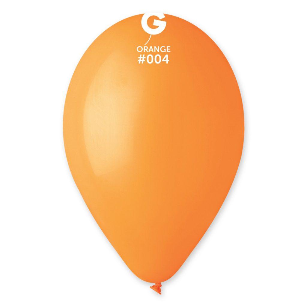 Стандарт Оранжево #004 – 30 см (12 инча) – 100 броя – Gemar