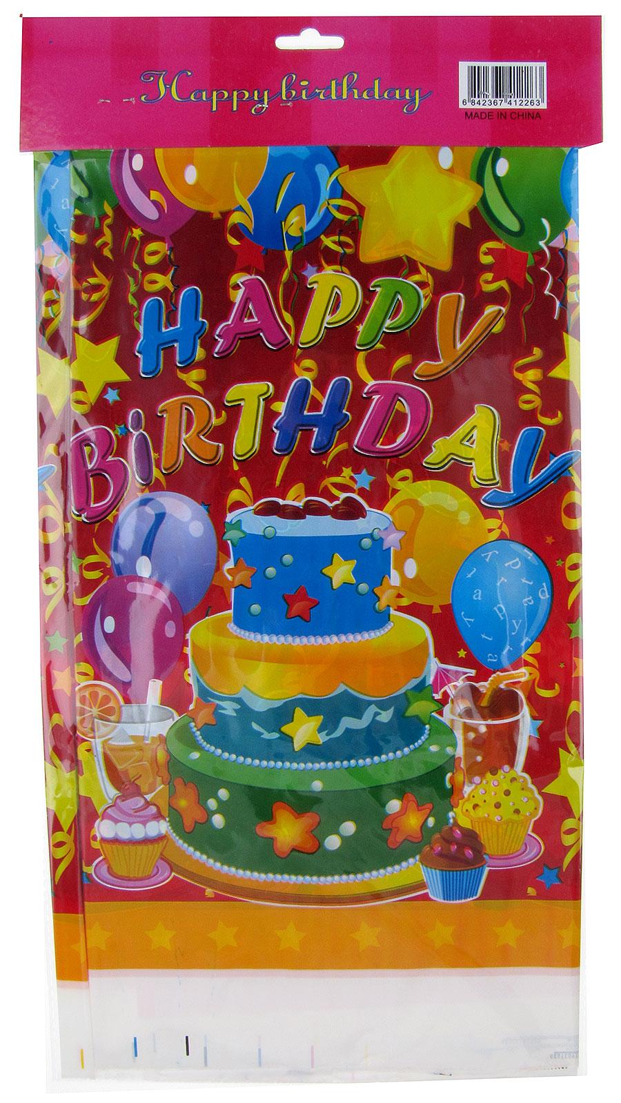 Парти покривка за маса Happy Birthday 108/180