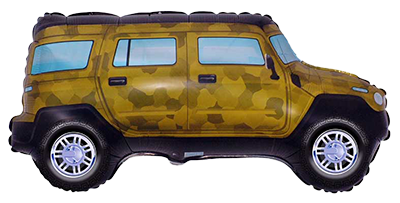Фолиев балон Four Wheel Driver – джип камуфлаж