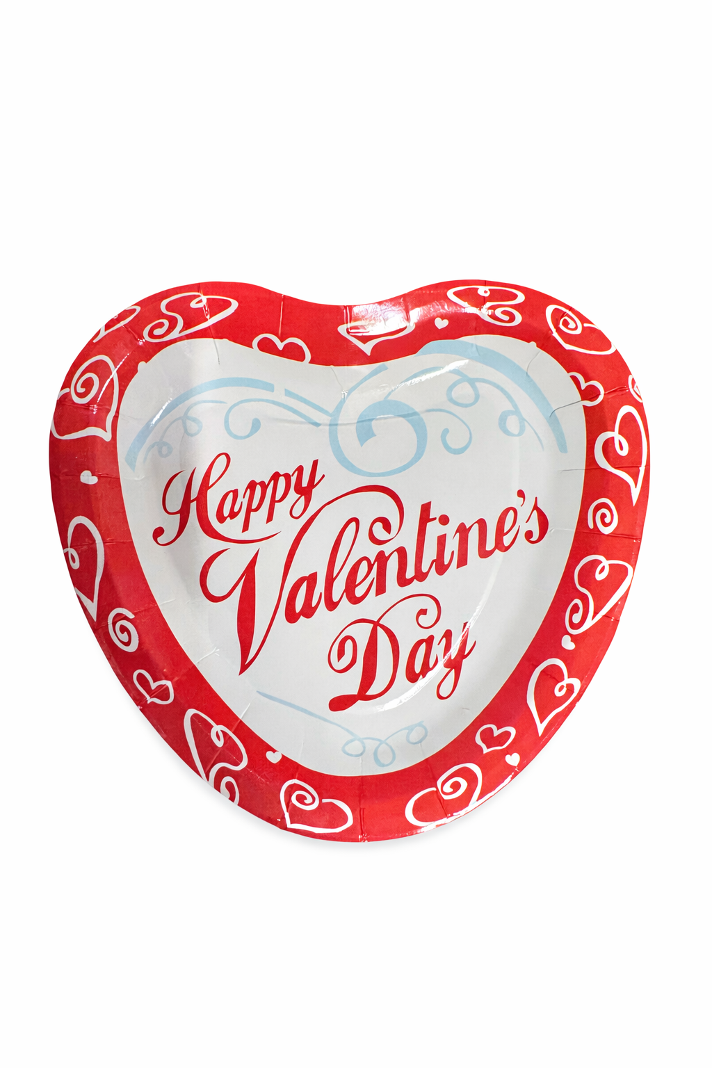 Картонени чинии Happy Valentine’s Day – сърце