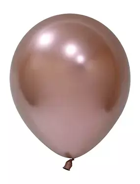 Хром Розово Злато – 45 см (18 инча) – 5 броя – Balonevi