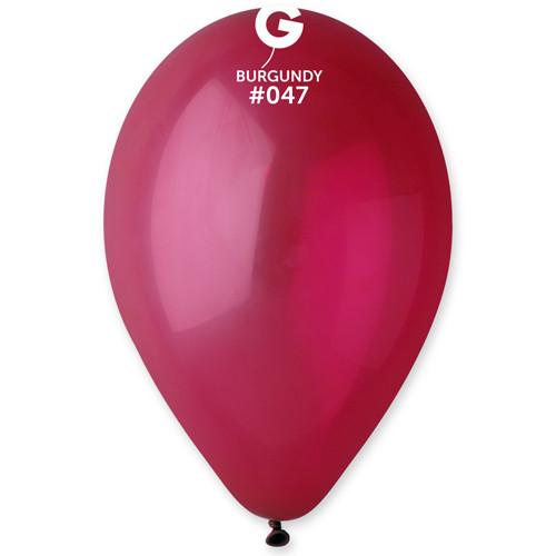 Стандарт Бургунди #047 – 26 см (10 инча) – 100 броя – Gemar