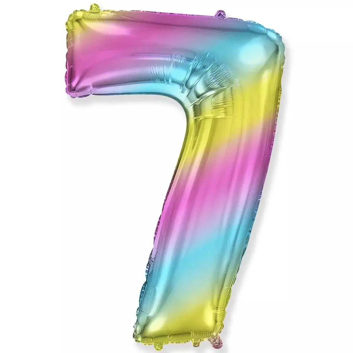 Фолиева цифра многоцветна ''7'' с височина 103 см.