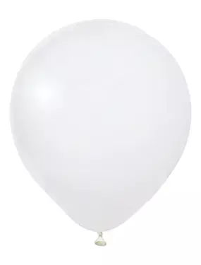 Пастел Бяло – 45 см (18 инча) – 10 броя – Balonevi