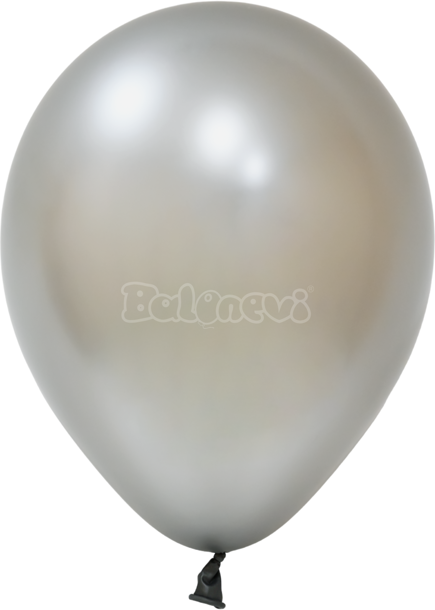 Металик Сребро – 30 см (12 инча) – 100 броя – Balonevi