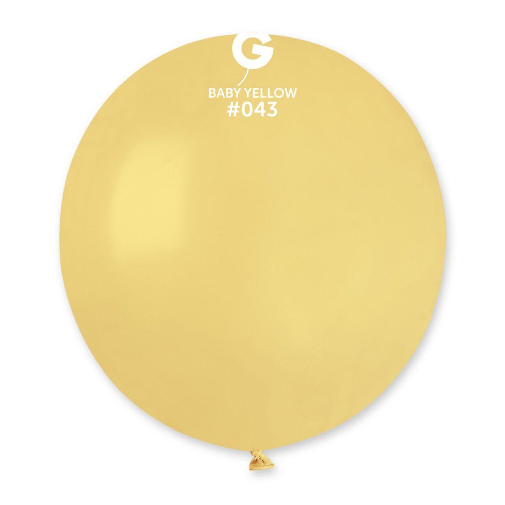 Стандарт Baby Yellow #043 – 45 см (18 инча) – 10 броя – Gemar