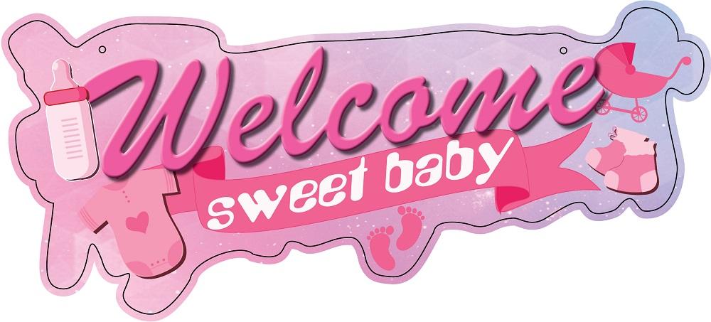 ТабелаWelcome sweet baby розов
