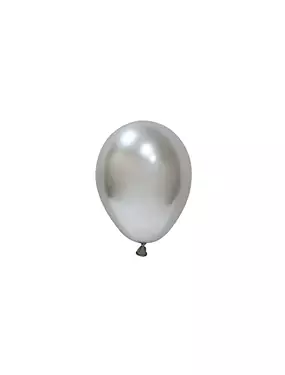 Хром Сребро – 13 см (5 инча) – 100 броя – Balonevi