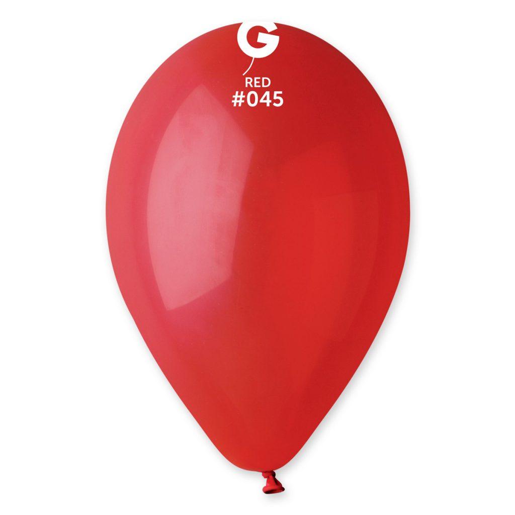 Стандарт Червено #045 – 30 см (12 инча) – 100 броя – Gemar