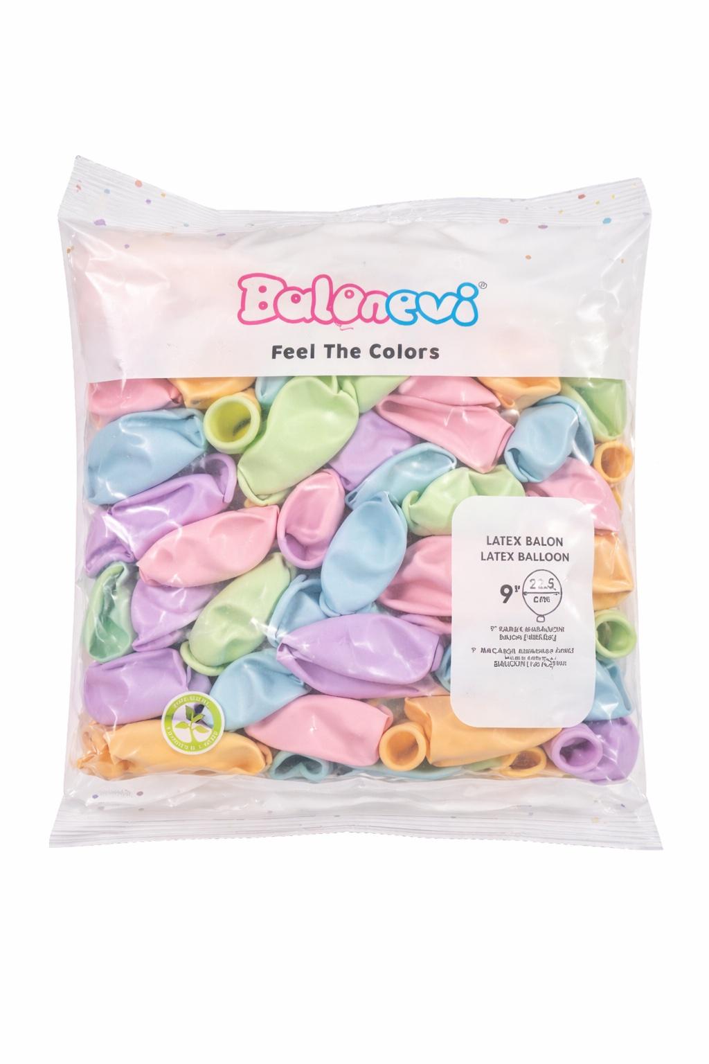 Макарон Микс Цветове – 26 см (10 инча) – Balonevi